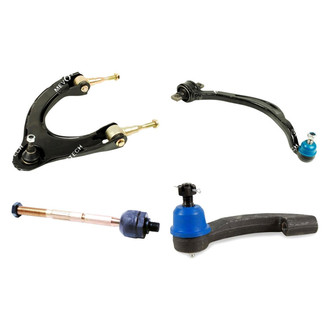 Mevotech® - Original Grade™ Front Passenger Side Lower and Upper Control Arm with Ball Joint and Tie Rod End Kit