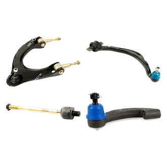Mevotech® - Original Grade™ Front Passenger Side Lower and Upper Control Arm with Ball Joint and Tie Rod End Kit