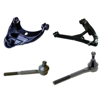 Mevotech® - Original Grade™ Front Passenger Side Lower and Upper Control Arm with Ball Joint and Tie Rod End Kit