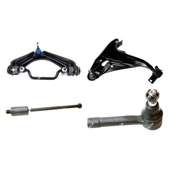 Mevotech® - Original Grade™ Front Passenger Side Lower and Upper Control Arm with Ball Joint and Tie Rod End Kit
