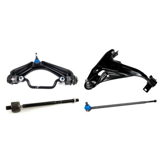 Mevotech® - Original Grade™ Front Passenger Side Lower and Upper Control Arm with Ball Joint and Tie Rod End Kit