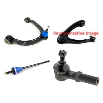 Mevotech® - Original Grade™ Front Passenger Side Lower and Upper Control Arm with Ball Joint and Tie Rod End Kit