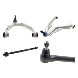 Mevotech® - Original Grade™ Front Passenger Side Lower and Upper Control Arm with Ball Joint and Tie Rod End Kit