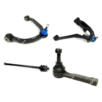 Mevotech® - Original Grade™ Front Passenger Side Lower and Upper Control Arm with Ball Joint and Tie Rod End Kit