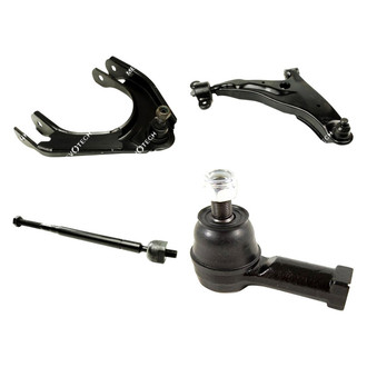 Mevotech® - Original Grade™ Front Passenger Side Lower and Upper Control Arm with Ball Joint and Tie Rod End Kit