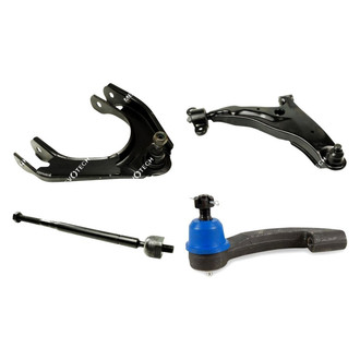 Mevotech® - Original Grade™ Front Passenger Side Lower and Upper Control Arm with Ball Joint and Tie Rod End Kit
