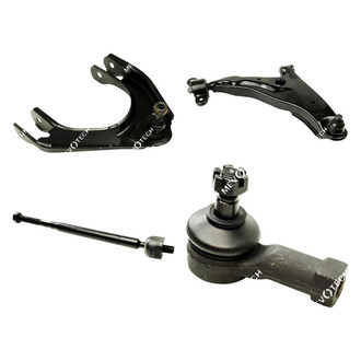 Mevotech® - Original Grade™ Front Passenger Side Lower and Upper Control Arm with Ball Joint and Tie Rod End Kit