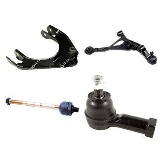 Mevotech® - Original Grade™ Front Passenger Side Lower and Upper Control Arm with Ball Joint and Tie Rod End Kit