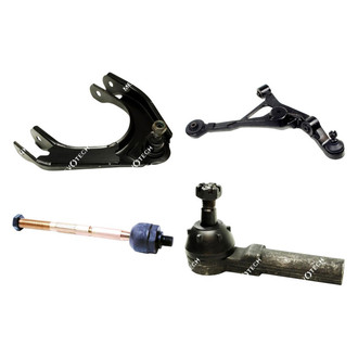 Mevotech® - Original Grade™ Front Passenger Side Lower and Upper Control Arm with Ball Joint and Tie Rod End Kit