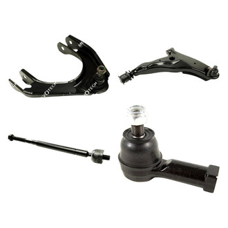 Mevotech® - Original Grade™ Front Passenger Side Lower and Upper Control Arm with Ball Joint and Tie Rod End Kit