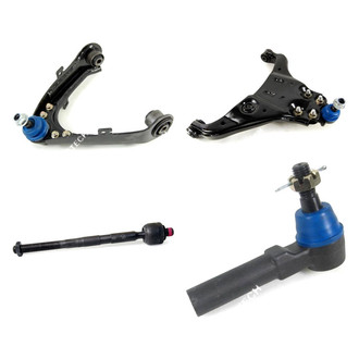 Mevotech® - Original Grade™ Front Passenger Side Lower and Upper Control Arm with Ball Joint and Tie Rod End Kit