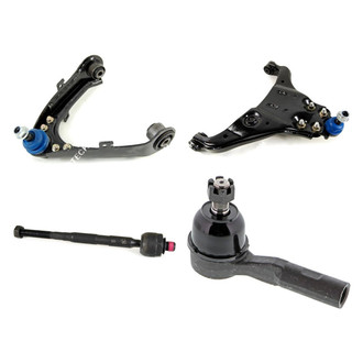 Mevotech® - Original Grade™ Front Passenger Side Lower and Upper Control Arm with Ball Joint and Tie Rod End Kit