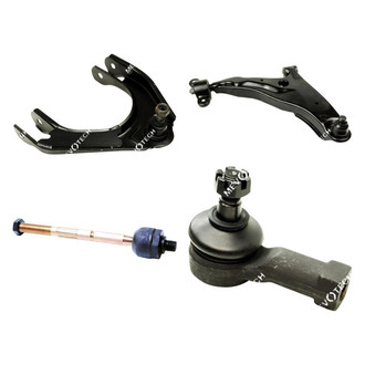 Mevotech® - Original Grade™ Front Passenger Side Lower and Upper Control Arm with Ball Joint and Tie Rod End Kit