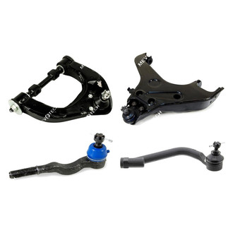 Mevotech® - Original Grade™ Front Passenger Side Lower and Upper Control Arm with Ball Joint and Tie Rod End Kit