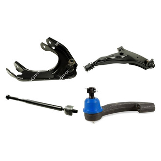 Mevotech® - Original Grade™ Front Passenger Side Lower and Upper Control Arm with Ball Joint and Tie Rod End Kit