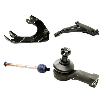 Mevotech® - Original Grade™ Front Passenger Side Lower and Upper Control Arm with Ball Joint and Tie Rod End Kit