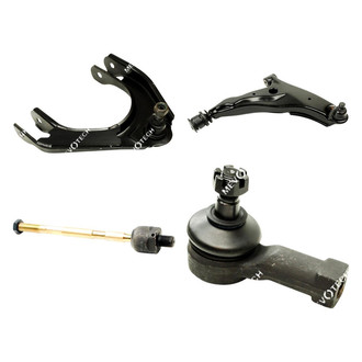 Mevotech® - Original Grade™ Front Passenger Side Lower and Upper Control Arm with Ball Joint and Tie Rod End Kit