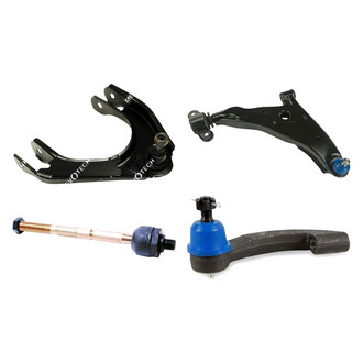 Mevotech® - Original Grade™ Front Passenger Side Lower and Upper Control Arm with Ball Joint and Tie Rod End Kit