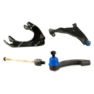 Mevotech® - Original Grade™ Front Passenger Side Lower and Upper Control Arm with Ball Joint and Tie Rod End Kit