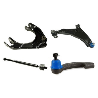 Mevotech® - Original Grade™ Front Passenger Side Lower and Upper Control Arm with Ball Joint and Tie Rod End Kit