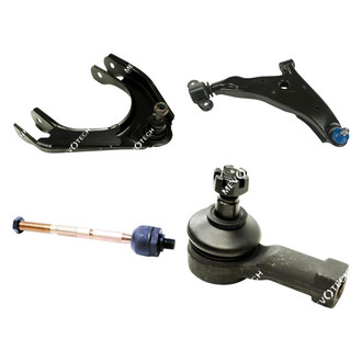 Mevotech® - Original Grade™ Front Passenger Side Lower and Upper Control Arm with Ball Joint and Tie Rod End Kit