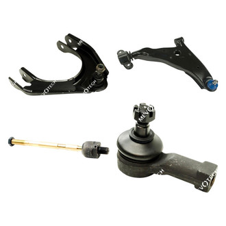 Mevotech® - Original Grade™ Front Passenger Side Lower and Upper Control Arm with Ball Joint and Tie Rod End Kit