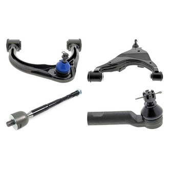 Mevotech® - Original Grade™ Front Passenger Side Lower and Upper Control Arm with Ball Joint and Tie Rod End Kit