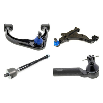 Mevotech® - Original Grade™ Front Passenger Side Lower and Upper Control Arm with Ball Joint and Tie Rod End Kit