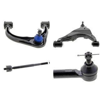 Mevotech® - Original Grade™ Front Passenger Side Lower and Upper Control Arm with Ball Joint and Tie Rod End Kit