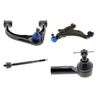 Mevotech® - Original Grade™ Front Passenger Side Lower and Upper Control Arm with Ball Joint and Tie Rod End Kit