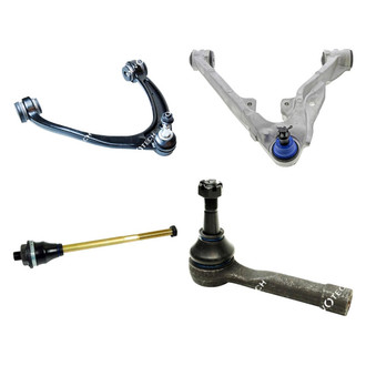 Mevotech® - Original Grade™ Front Passenger Side Lower and Upper Control Arm with Ball Joint and Tie Rod End Kit