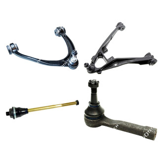 Mevotech® - Original Grade™ Front Passenger Side Lower and Upper Control Arm with Ball Joint and Tie Rod End Kit