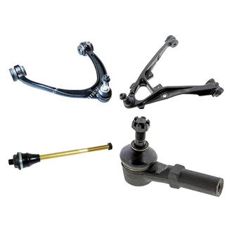 Mevotech® - Original Grade™ Front Passenger Side Lower and Upper Control Arm with Ball Joint and Tie Rod End Kit
