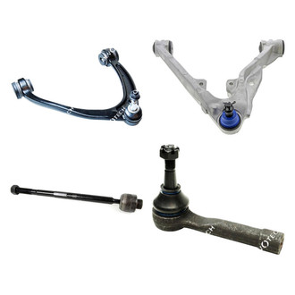 Mevotech® - Original Grade™ Front Passenger Side Lower and Upper Control Arm with Ball Joint and Tie Rod End Kit