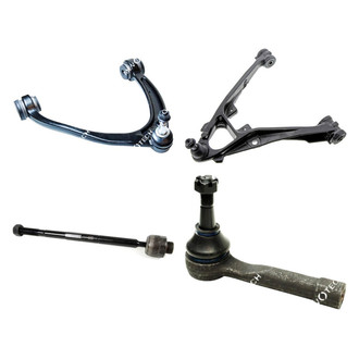 Mevotech® - Original Grade™ Front Passenger Side Lower and Upper Control Arm with Ball Joint and Tie Rod End Kit