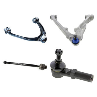 Mevotech® - Original Grade™ Front Passenger Side Lower and Upper Control Arm with Ball Joint and Tie Rod End Kit