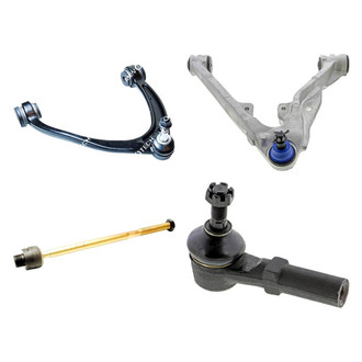 Mevotech® - Original Grade™ Front Passenger Side Lower and Upper Control Arm with Ball Joint and Tie Rod End Kit