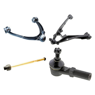 Mevotech® - Original Grade™ Front Passenger Side Lower and Upper Control Arm with Ball Joint and Tie Rod End Kit