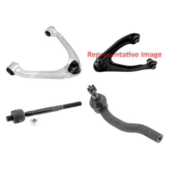 Mevotech® - Original Grade™ Front Passenger Side Lower and Upper Control Arm with Ball Joint and Tie Rod End Kit