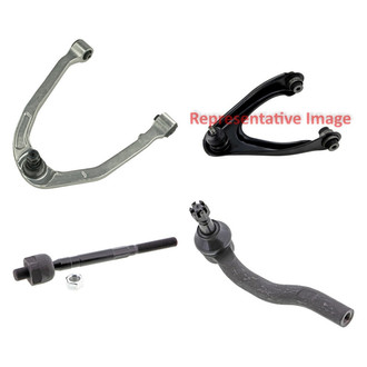 Mevotech® - Original Grade™ Front Passenger Side Lower and Upper Control Arm with Ball Joint and Tie Rod End Kit