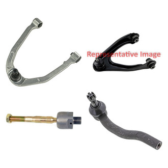 Mevotech® - Original Grade™ Front Passenger Side Lower and Upper Control Arm with Ball Joint and Tie Rod End Kit