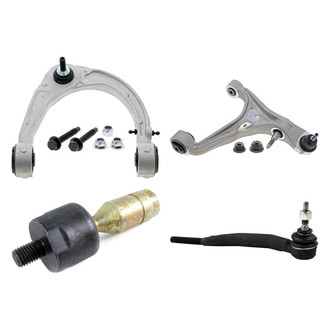 Mevotech® - Original Grade™ Front Passenger Side Lower and Upper Control Arm with Ball Joint and Tie Rod End Kit