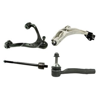 Mevotech® - Original Grade™ Front Passenger Side Lower and Upper Control Arm with Ball Joint and Tie Rod End Kit