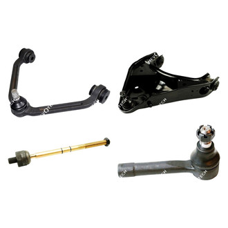 Mevotech® - Original Grade™ Front Passenger Side Lower and Upper Control Arm with Ball Joint and Tie Rod End Kit