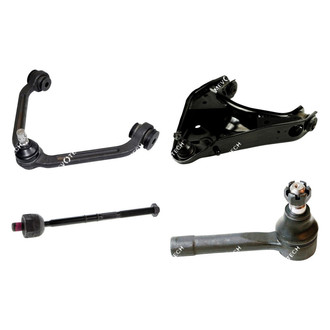 Mevotech® - Original Grade™ Front Passenger Side Lower and Upper Control Arm with Ball Joint and Tie Rod End Kit