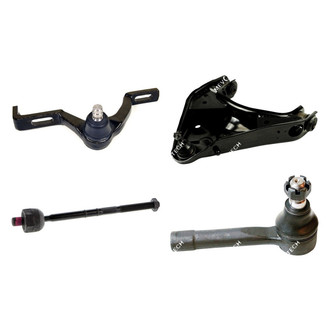 Mevotech® - Original Grade™ Front Passenger Side Lower and Upper Control Arm with Ball Joint and Tie Rod End Kit