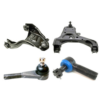 Mevotech® - Original Grade™ Front Passenger Side Lower and Upper Control Arm with Ball Joint and Tie Rod End Kit