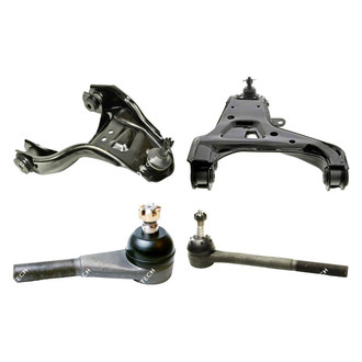 Mevotech® - Original Grade™ Front Passenger Side Lower and Upper Control Arm with Ball Joint and Tie Rod End Kit