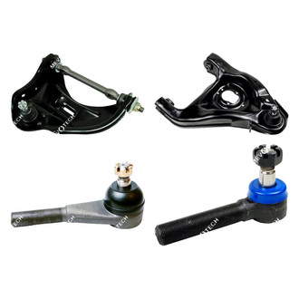 Mevotech® - Original Grade™ Front Passenger Side Lower and Upper Control Arm with Ball Joint and Tie Rod End Kit