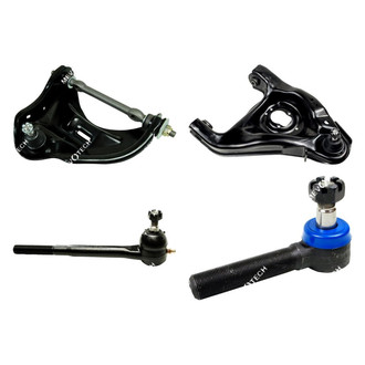 Mevotech® - Original Grade™ Front Passenger Side Lower and Upper Control Arm with Ball Joint and Tie Rod End Kit